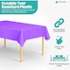 image 3 of Disposable Plastic Table Cover, Table Liner - 54" x 72"