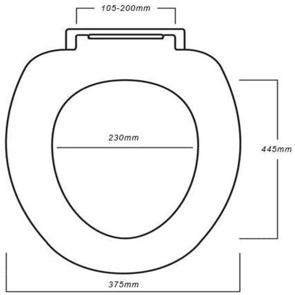 image 1 of Showerdrape Norfolk Soft Close White Wooden Toilet Seat