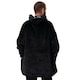 image 2 of Star Wars Unisex Adult Darth Vader Blanket Hoodie - Black - One Size