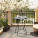 image 2 of Outsunny Garden Table, Mosaic Round Patio Side Table with 60cm Ceramic Top