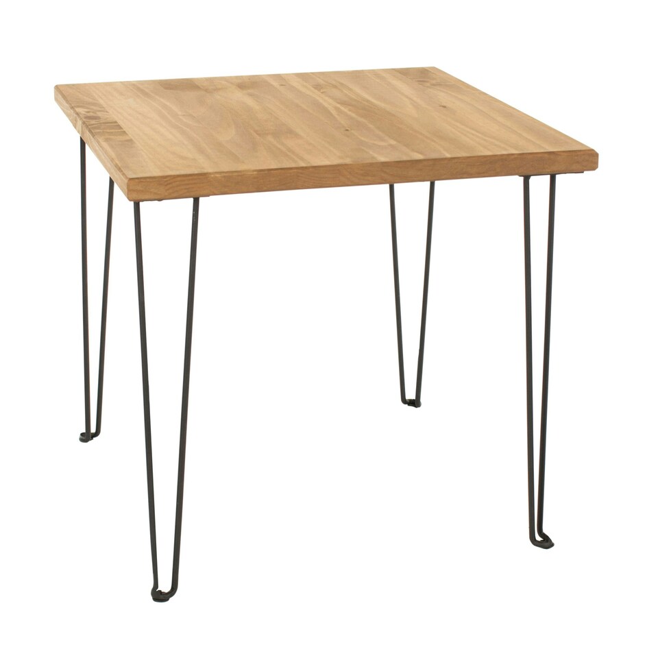 image 1 of Core Products Augusta Industrial Pine Standard Lamp Table H47.5cm x W53.8cm x D53.8cm Brown