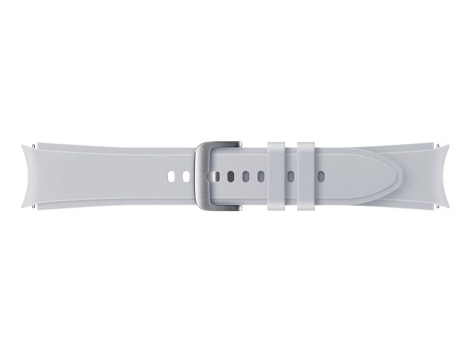 image 1 of Samsung Galaxy Watch 4-5-5 Pro Ridge Sport Band 20mm M-L Silver - ET-SFR89LSEGEU