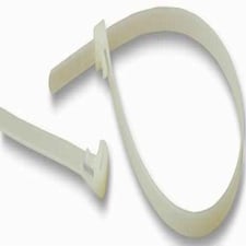 PRO POWER - Reusable Cable Ties 300mm x 8.00mm Natural 100 Pack