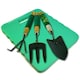 image 1 of Garden Gardening Hand Rake Spade Shovel Fork And Foam Kneeling Pad 4pc Set