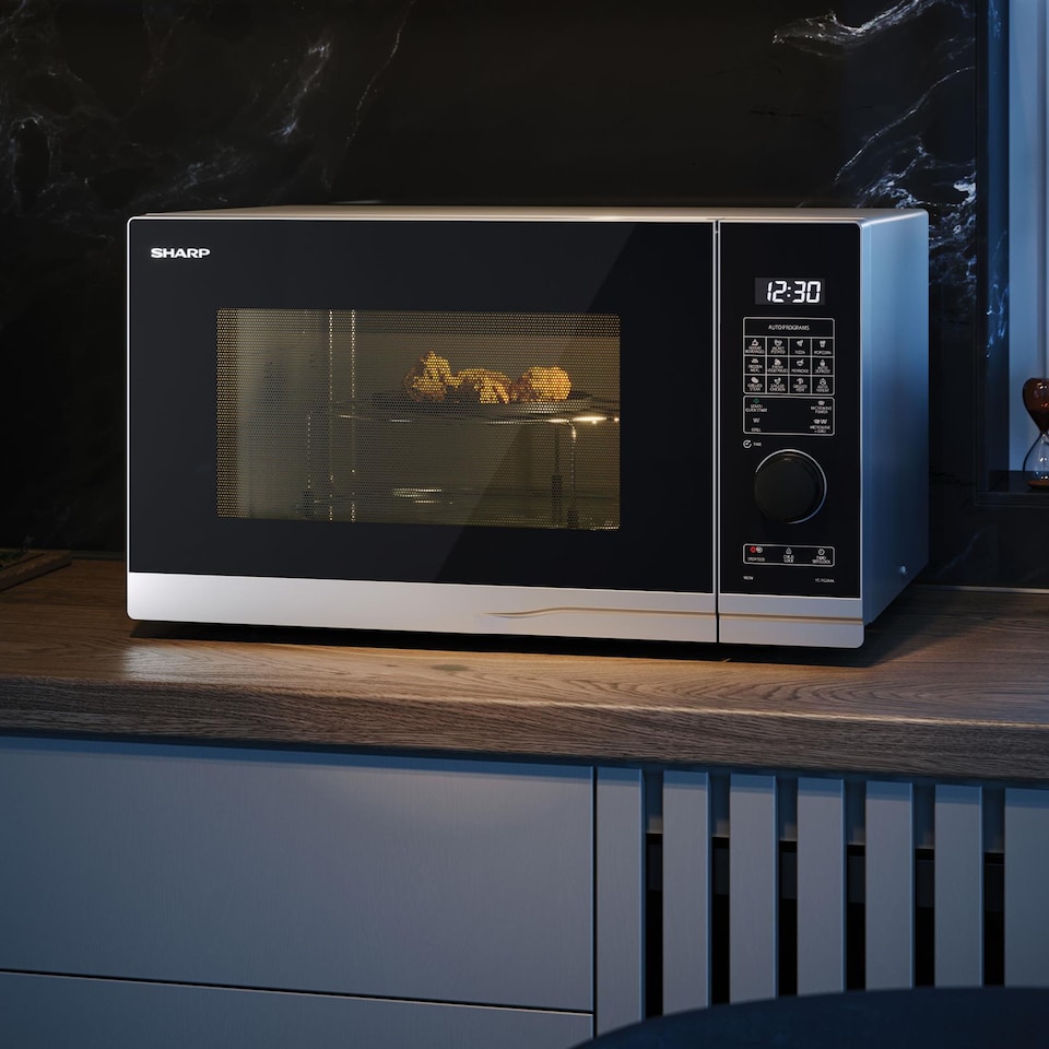 image 1 of Sharp 28L 900w Grill Microwave Silver