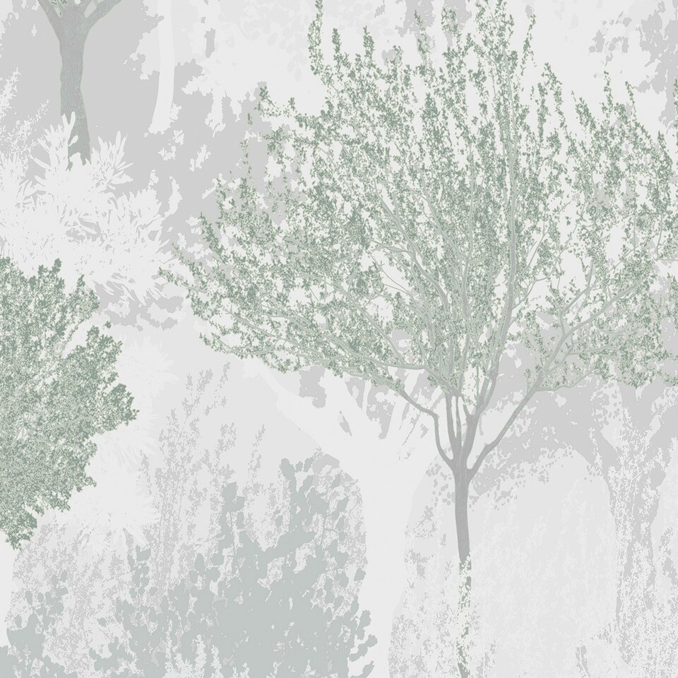 image 1 of Superfresco Easy Birch - Sage Wallpaper Green | Green