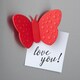 image 3 of Butterfly Hot Grip Silicone Red