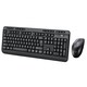 image 1 of Adesso Antimicrobial Wireless Desktop Keyboard and Mouse