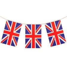 Union Jack PVC Flag Bunting 100m (25 x 4m)