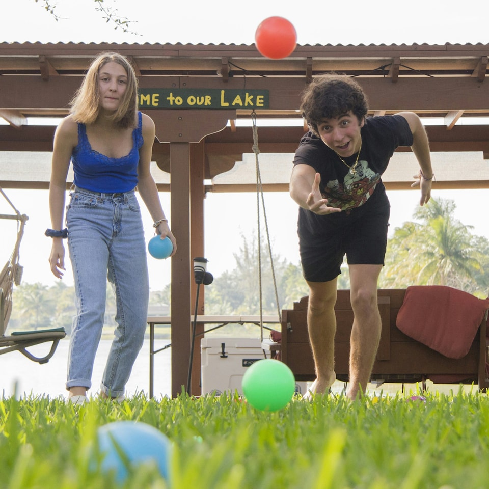 image 1 of Water Sports Lighted Bocce Ball Set