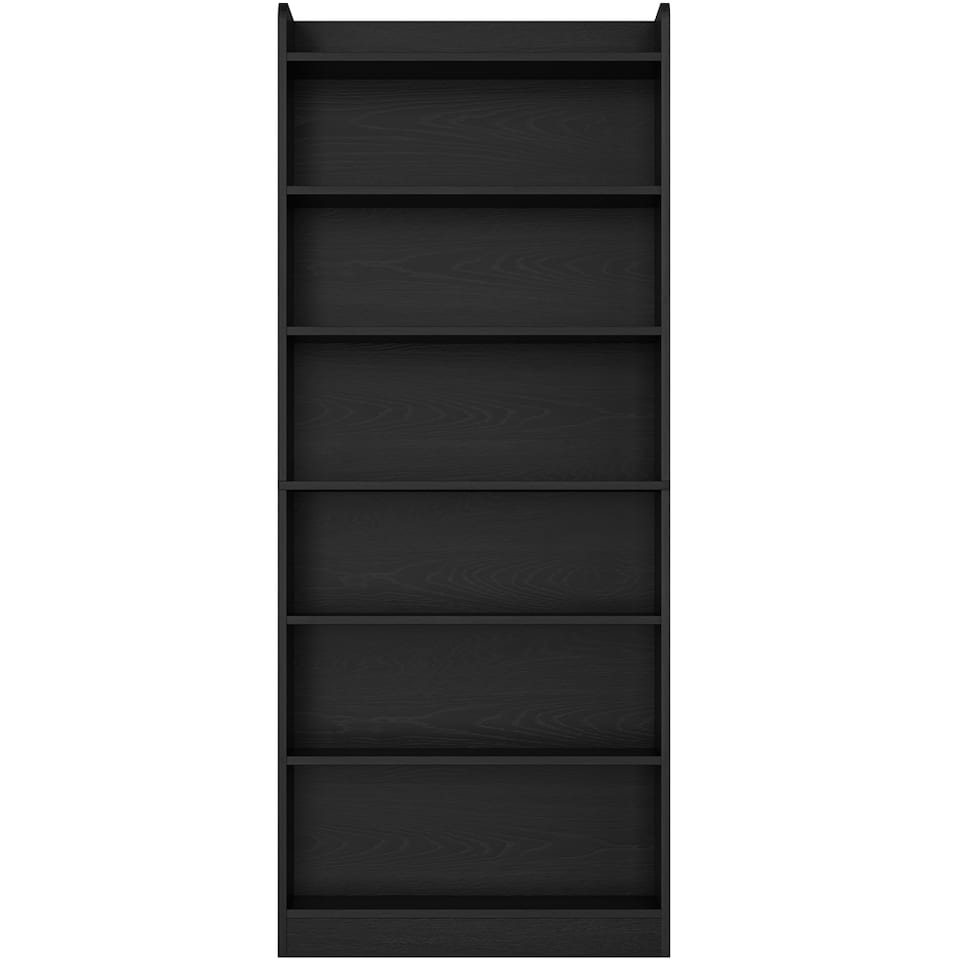 image 1 of Yaheetech 7-layer Open Shelf Bookshelf-Black