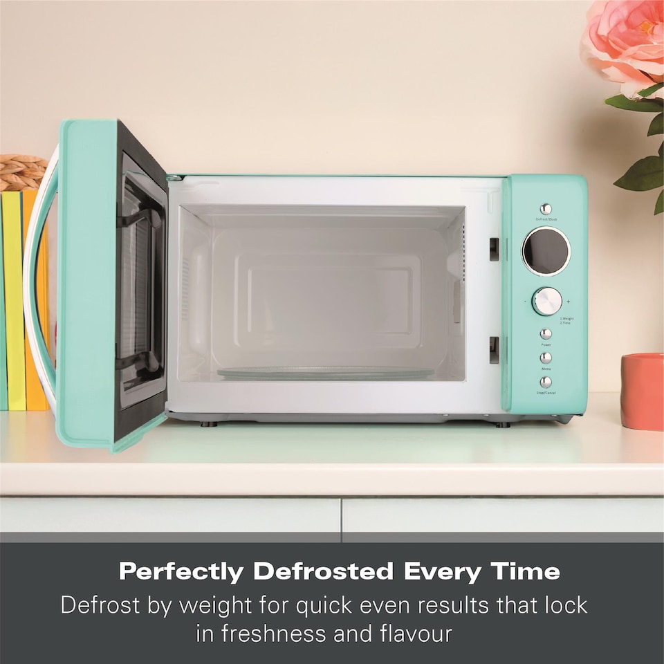 image 1 of Hamilton Beach 20L Retro Mint Microwave