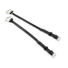 Blenheim Leather Horse Cheekpiece - Black - 12in