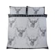 image 1 of Angus Stag Brushed Cotton Bedding Set Grey | Double