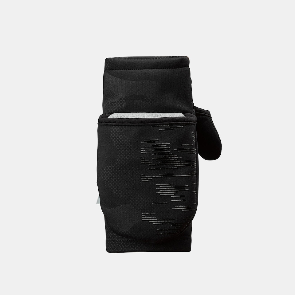 image 1 of Decathlon Kids’ fingerless hiking mittens, 6-14 years HIKE500 - Black