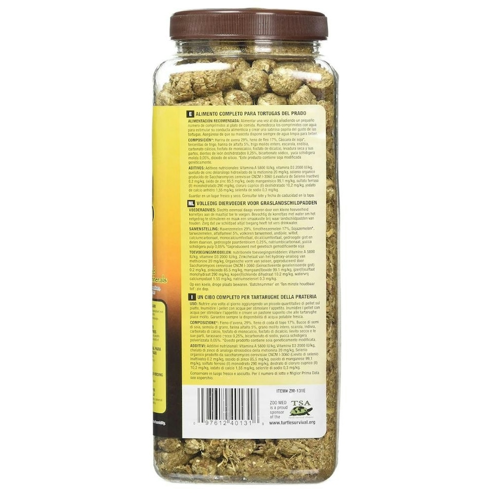 image 1 of ZooMed Grassland Tortoise Food 425g