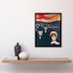 image 4 of Anxiety Figures Oil Painting Munch Vintage Framed Wall Art Print 12X16"