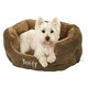 image 9 of Bunty Polar Dog Bed Brown | L