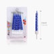 image 2 of 10 Pcs Blue Candles | Blue