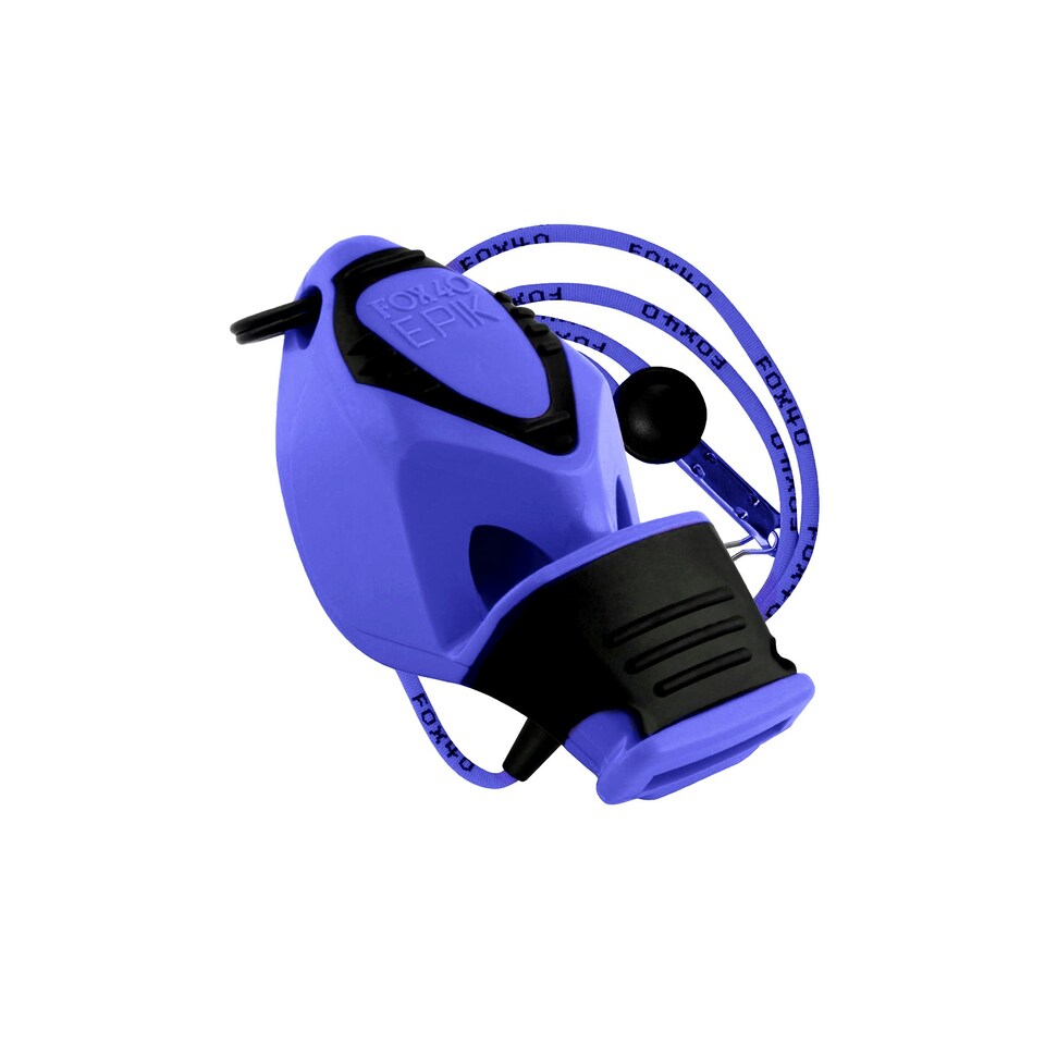 image 1 of Fox 40 Epik CMG Safety Whistle - Blue/Black - One Size