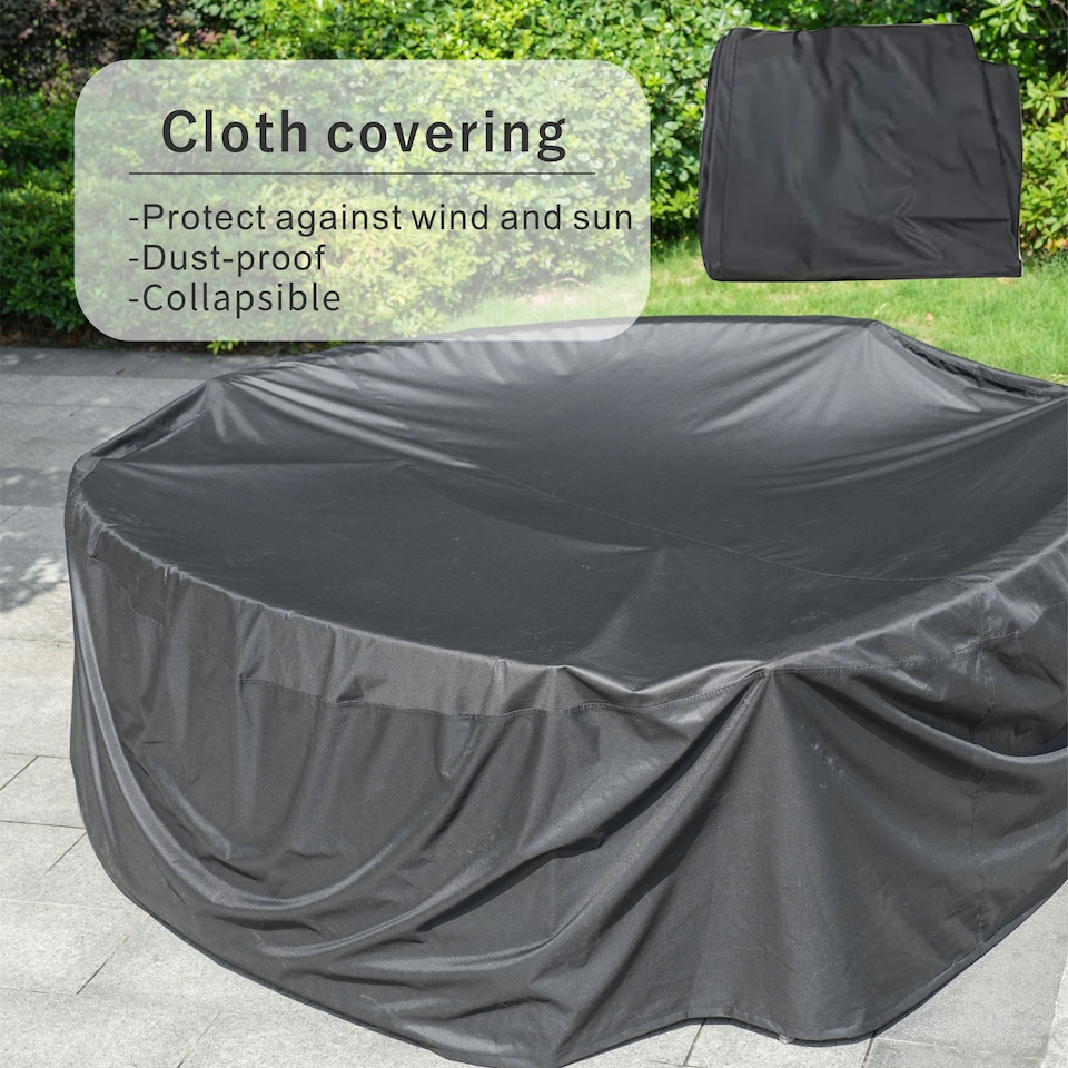 image 1 of Direct Wicker Garden Furniture Cover - 8 Seat Round Table Sets
