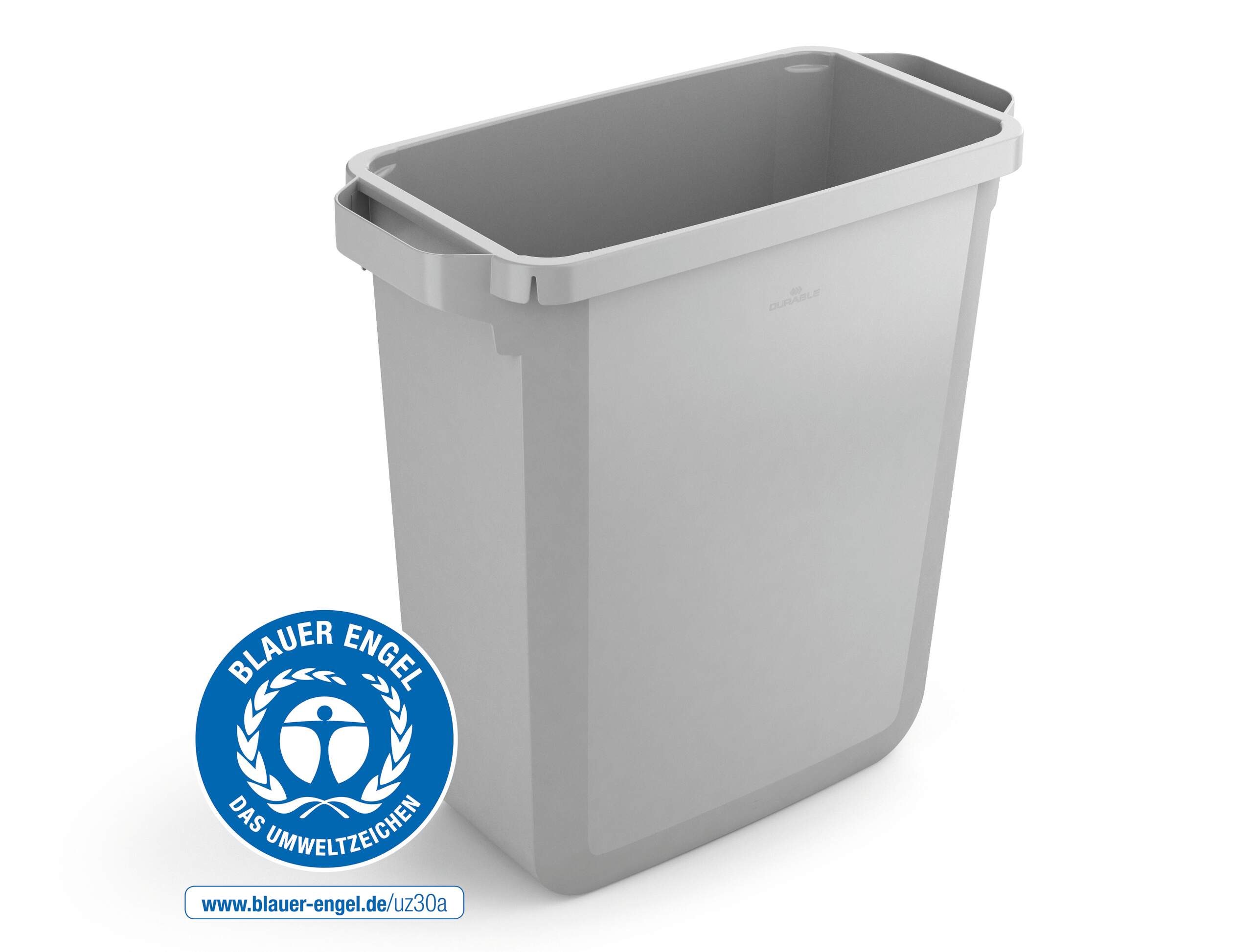 Durable 60L Waste Bin Grey | Strong Rectangular Recycling Bin | DURABIN ...