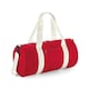 image 1 of BagBase Original XL Barrel Bag - Classic Red/Off White - One Size Red | One Size