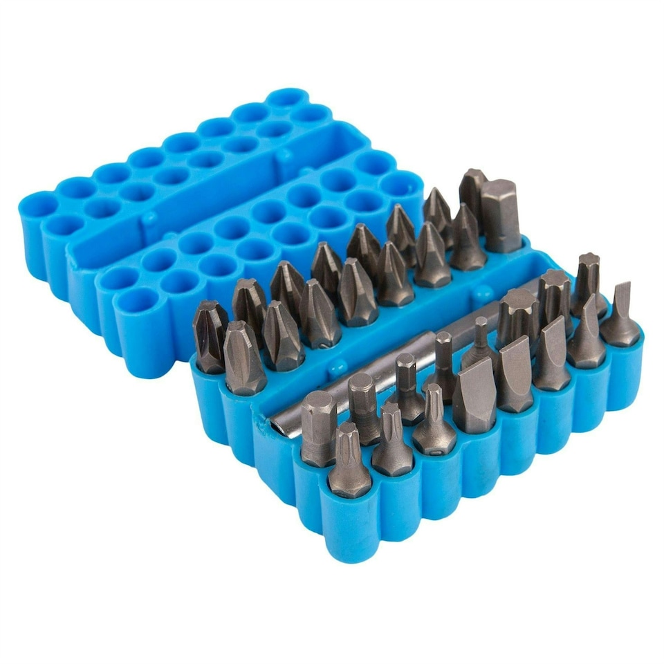 image 1 of Pro User 33pc Chrome Vanadium Screwdriver Bit Set