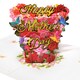 image 4 of Floral Heart 3D Pop Up Mother’s Day Card