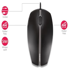 CHERRY - CHERRY GENTIX Silent Corded Mouse, Black