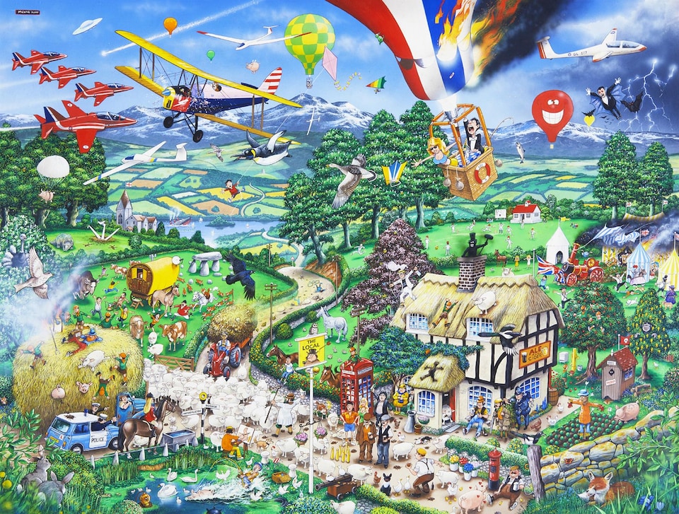 image 1 of Mike Jupp I Love the Countryside 1000 Piece Jigsaw Puzzle