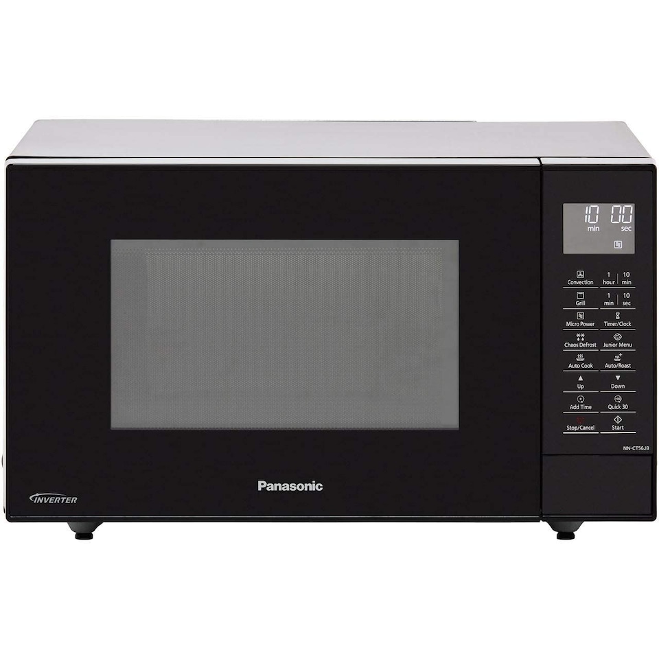 image 1 of Panasonic PA0056 NN-CT56JBBPQ Slimline Combination Microwave Oven, Black, 18/10 Steel, 1300 W, 27 litres