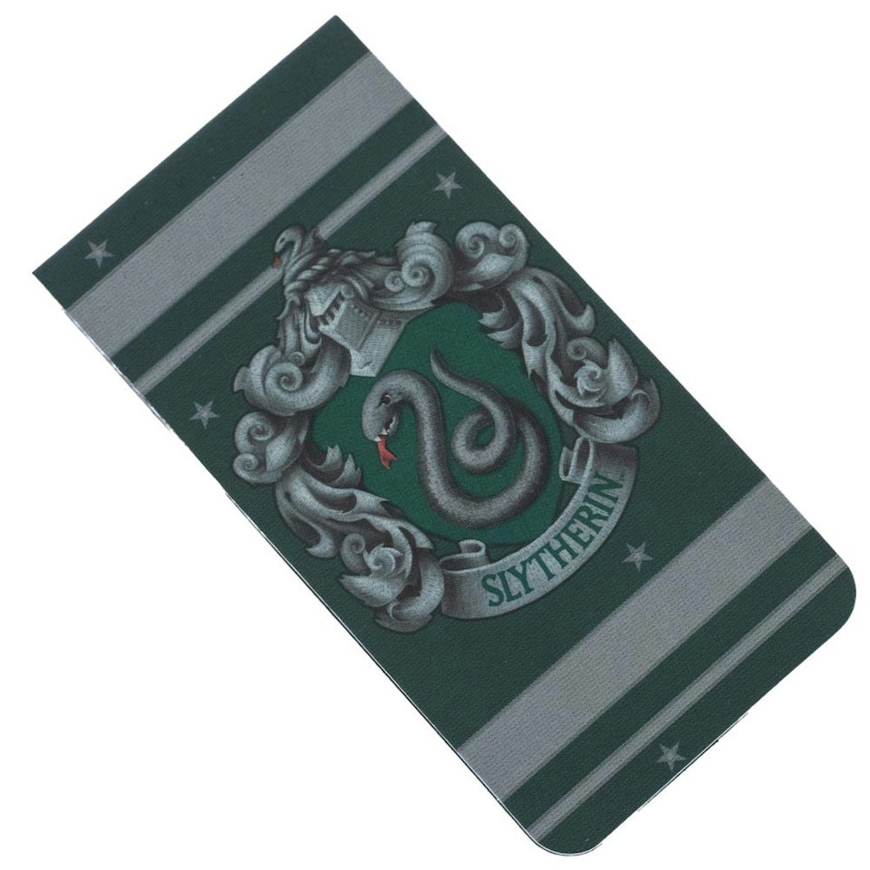 image 1 of Harry Potter Slytherin Magnetic Bookmark - Green/Silver - One Size