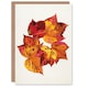 image 1 of Reijer Stolk Art Card Autumn Leaves Watercolour Painting
