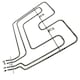 image 1 of SPARES2GO Heating Element for Flavel FTCC60S FTCC60W Oven Grill (2200w, 230v)