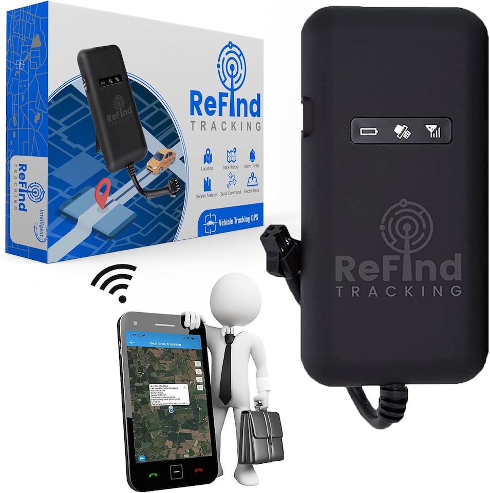 image 1 of ReFind Car GPS Tracker - Free Lifetime Software with No Monthly Fees. Anti-Theft Vehicle Tracker for Cars, Bikes, Motorbikes, Vans, Caravans and Boats (Sim Needs Crediting)