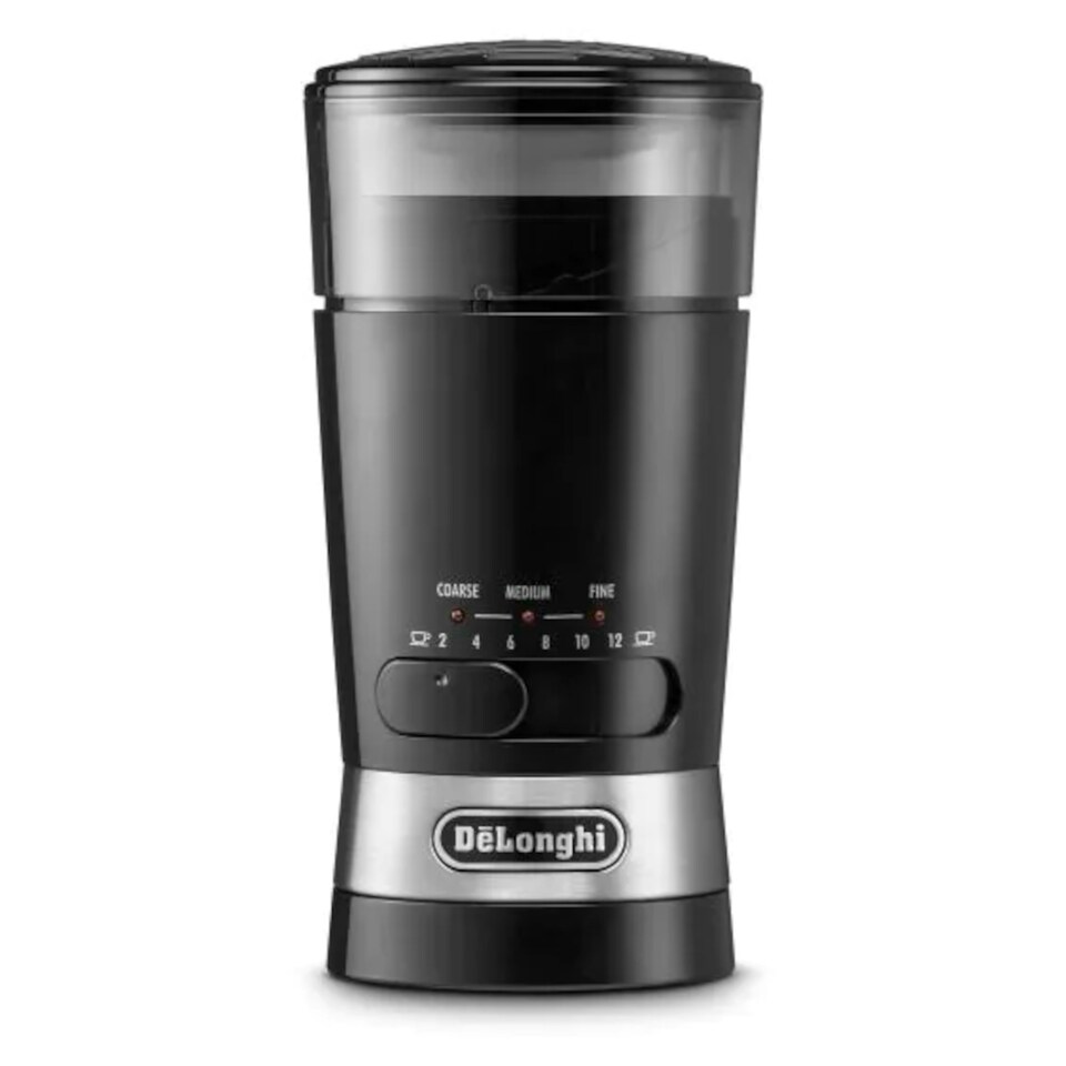 image 1 of De'Longhi Mill Coffee Grinder with 3 Grind Settings - KG210 Black