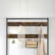 image 2 of Coat Rack Stand With 5 Tier Shoe Bench One Size