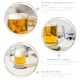image 2 of Bormioli Rocco Stern Tankard Glass Beer Mugs - 270ml - Pack of 2 Clear