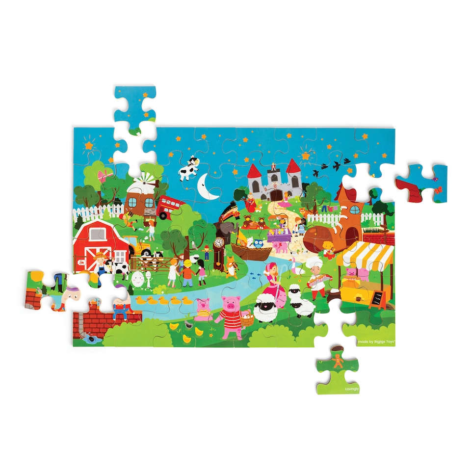 image 1 of Nursery Rhyme Floor Puzzle