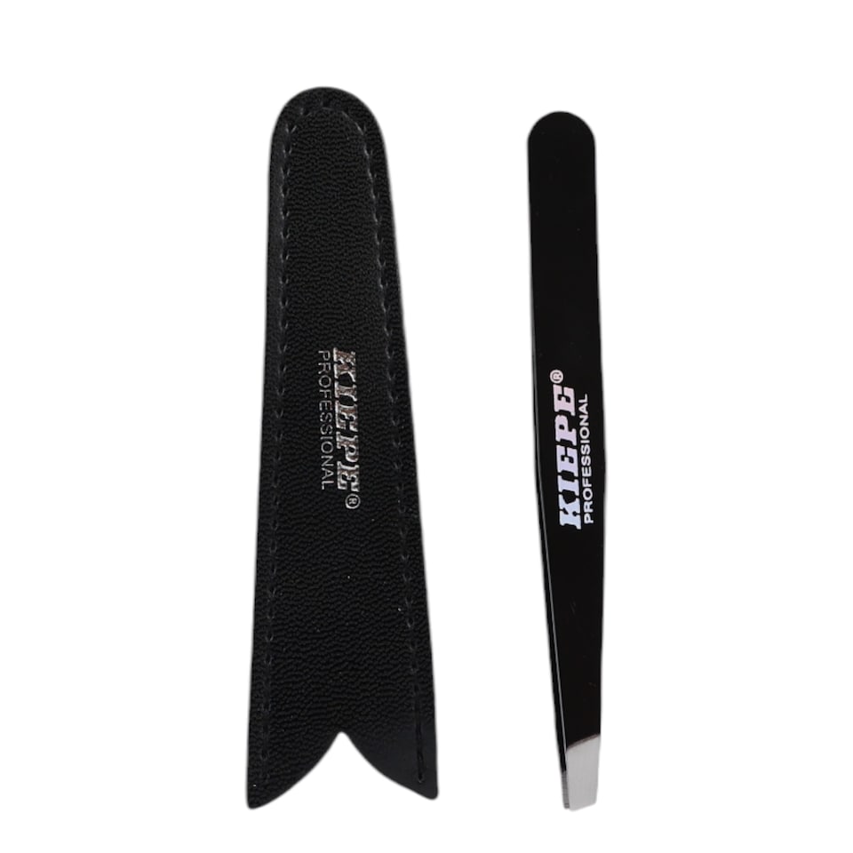image 1 of Kiepe - Tweezer Oblique Tip Black 10cm