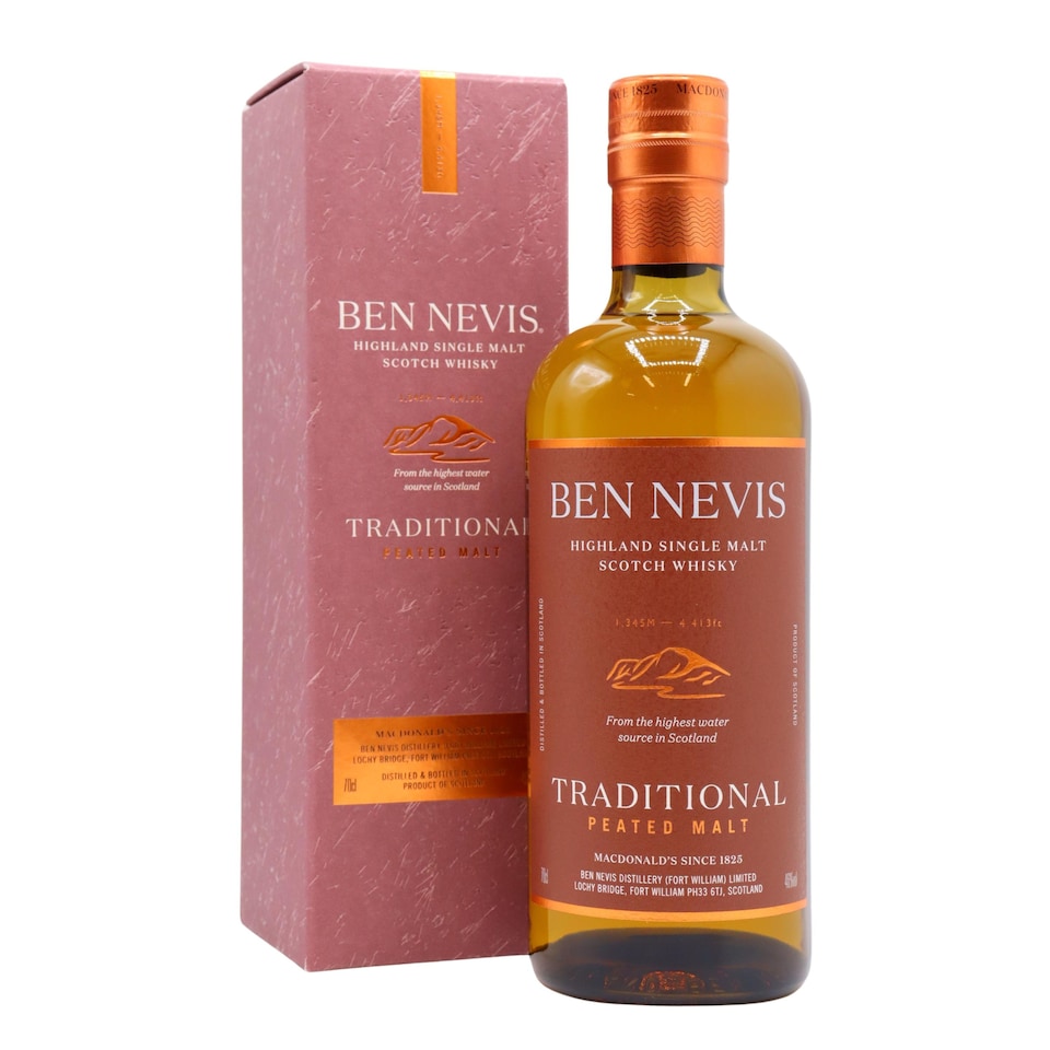 image 1 of Ben Nevis - Traditional Peated Highland Single Malt Scotch Whisky | Multi | Ben Nevis - Traditional Peated Malt - Whisky 70cl 46% ABV | 1