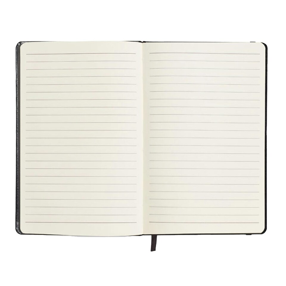 image 1 of MidOcean Notelux A6 Notebook - Black - One Size