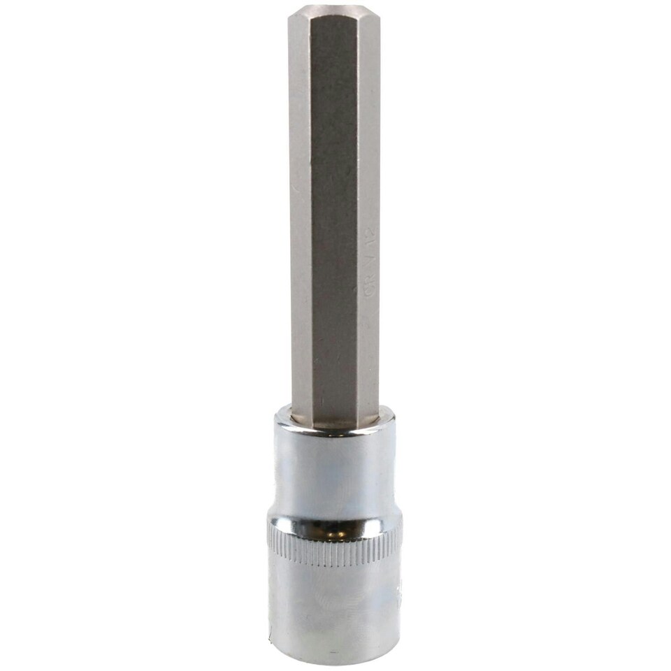 image 1 of 12mm Hex Allen Key Long Bit Internal Socket Metric 1/2" Drive 100mm Length Cr-V