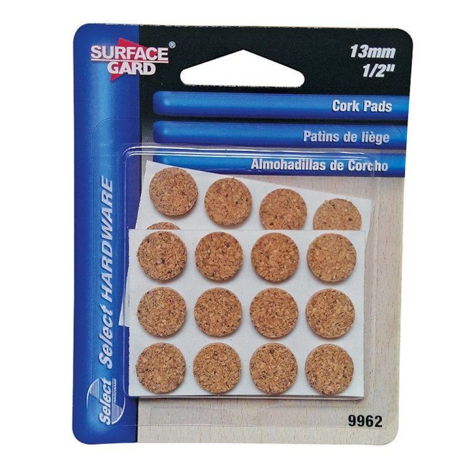 Surface Gard 24 Round Cork Pads 13mm | Multi | One Colour | 1