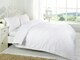 image 1 of Egyptian Cotton Duvet Cover Set 200 Thread Count - Super King - White | White | Super King