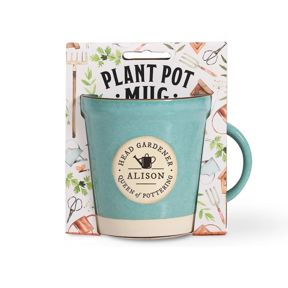 image 1 of Gardeners Plant Pot Inspired Mug Alison