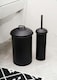 image 3 of Black Toilet Brush And Holder
