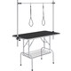 image 1 of Yaheetech 113.5 cm Wide Pet Grooming Table with Adjustable Height Black