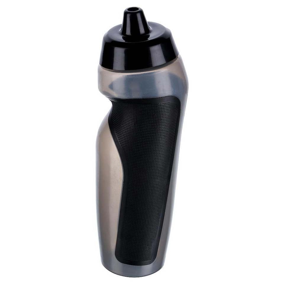 Precision 600ml Sports Bottle - Clear/Black - One Size